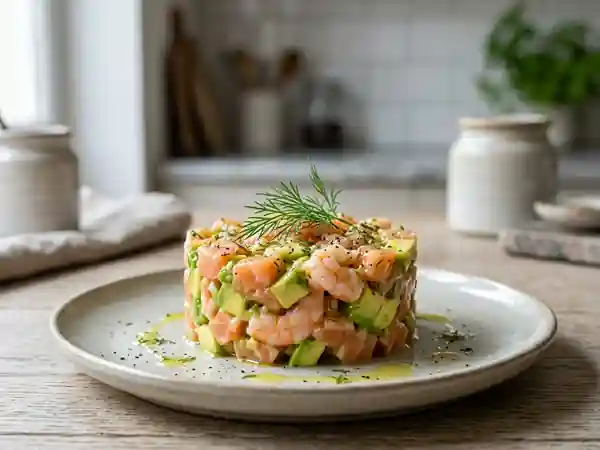 Entrée du pêcheur : délice marin frais et savoureux - Photo de présentation