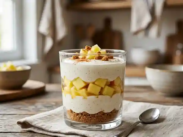 Entremets fondants pomme et cannelle - Photo de présentation