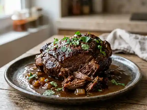 Agneau de lait confit au miel et épices - Photo de présentation