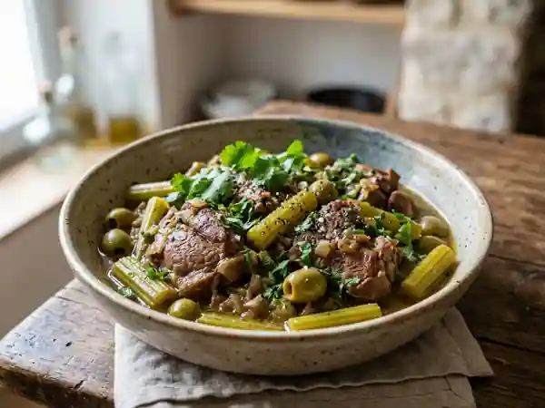 Épaule d'agneau fondante au céleri et coriandre - Photo de présentation