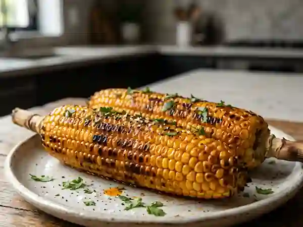 Épis de maïs croustillants au beurre paprika - Photo de présentation