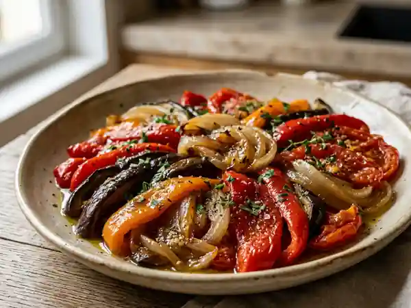 Escalibada Catalane : Légumes Grillés Authentiques de Catalogne - Photo de présentation