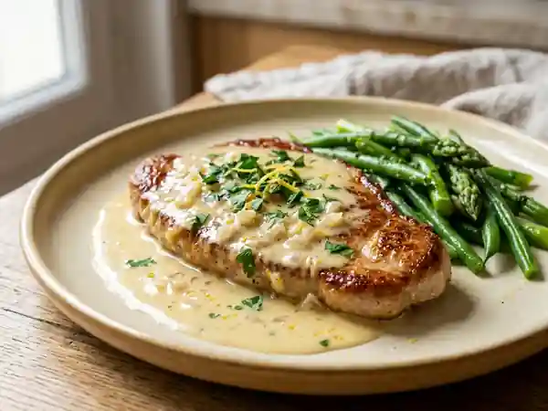 Escalope de veau fondante au citron - Photo de présentation