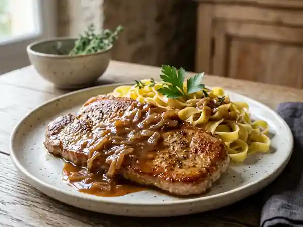 Escalopes au Marsala fondantes et crémées - Photo de présentation