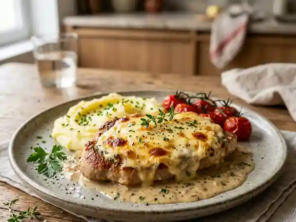 Veau fondant gratiné à la tomme de Savoie - Photo de présentation