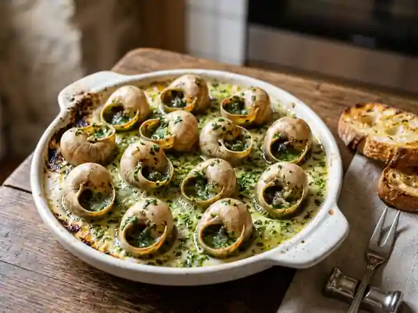 Escargots au Beurre Persillé : Recette Traditionnelle et Savoureuse - Photo de présentation