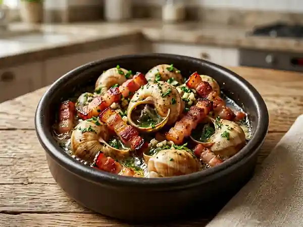 Escargots au lard grillés : recette gourmande et facile - Photo de présentation