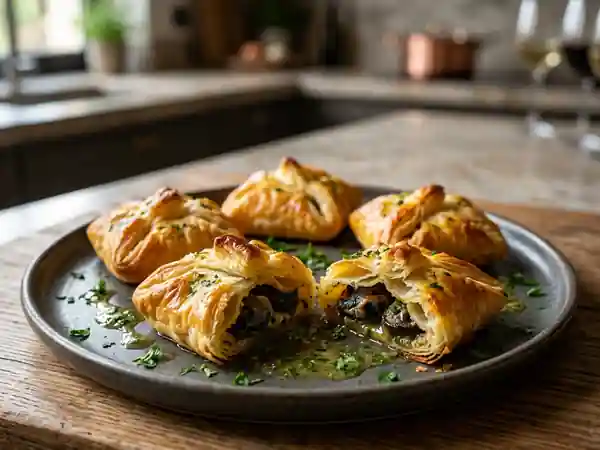 Escargots feuilletés au beurre bordelais - Photo de présentation
