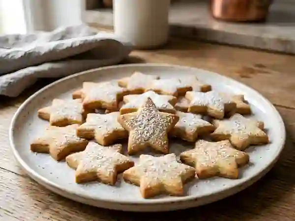 Étoiles Sablées à la Cannelle et Amandes - Photo de présentation