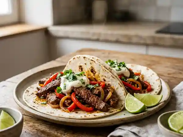 Fajitas de bœuf savoureuses et faciles à préparer - Photo de présentation