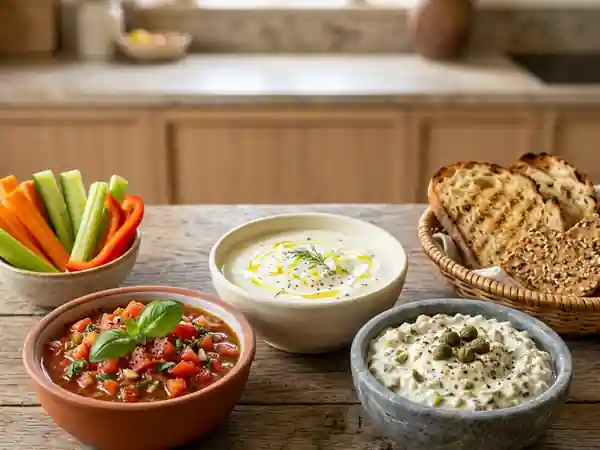 Farandole de sauces estivales pour apéritif gourmand - Photo de présentation
