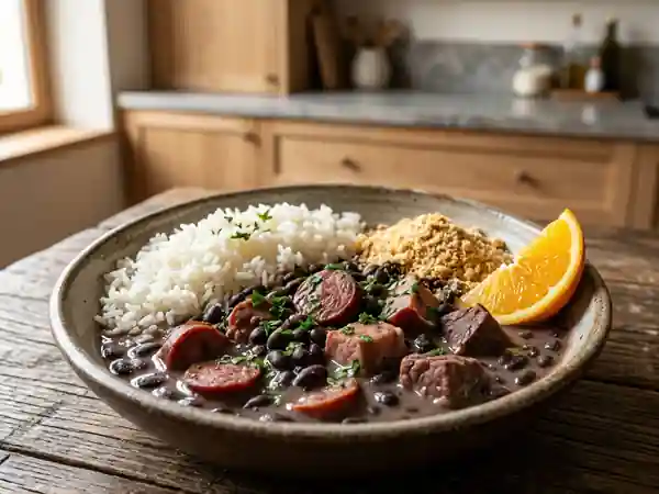 Feijoada Brésilienne Traditionnelle : Cassoulet Noir Savoureux - Photo de présentation