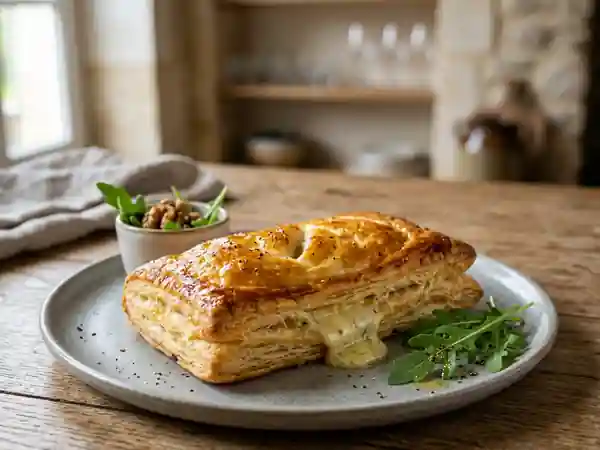 Feuilleté au Roquefort fondant et croustillant - Photo de présentation