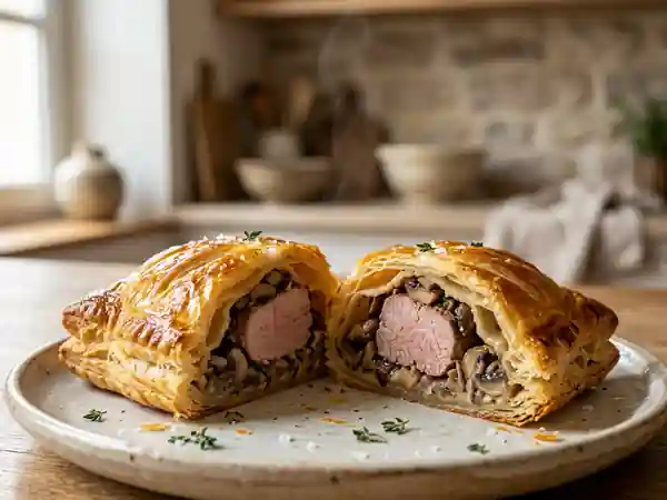 Feuilleté de filet mignon gourmand et croustillant - Photo de présentation
