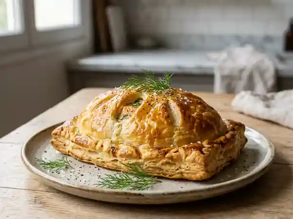 Feuilleté de saumon facile et gourmand - Photo de présentation