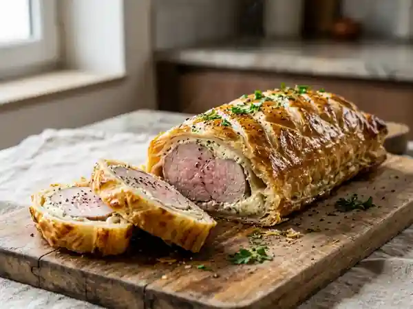 Filet mignon en croûte croustillante au Boursin - Photo de présentation