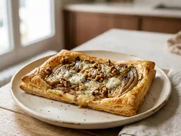 Feuilleté gourmand d'endives au roquefort - Photo de présentation