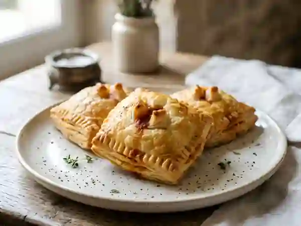 Feuilletés croustillants à la soubressade - Photo de présentation