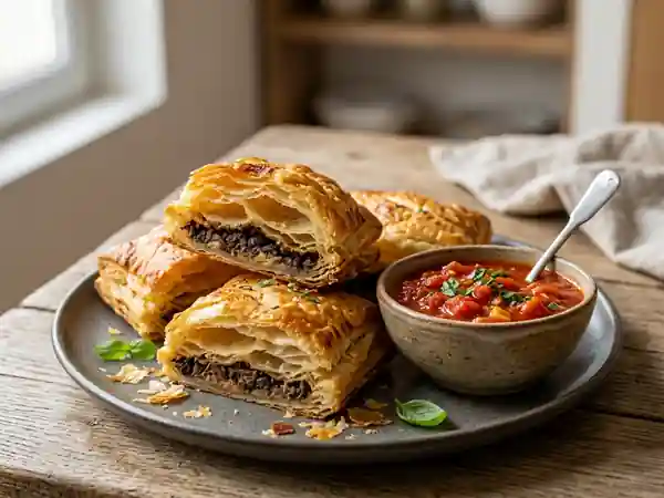 Feuilletés craquants à la tapenade noire - Photo de présentation
