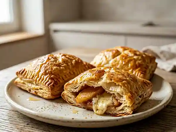 Feuilletés Croustillants Chèvre, Pomme et Miel - Photo de présentation