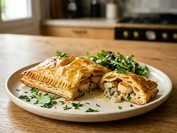 Croustillant de Saint-Jacques à la crème - Photo de présentation