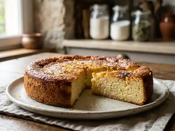 Fiadone corse fondant au citron - Photo de présentation