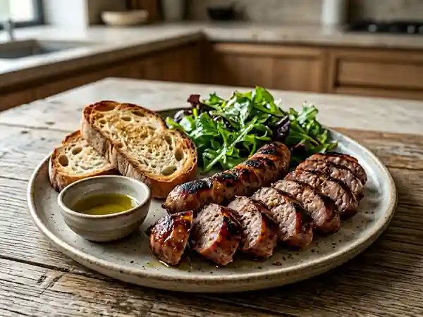 Figatelli Corses Grillés : Recette Authentique et Savoureuse - Photo de présentation