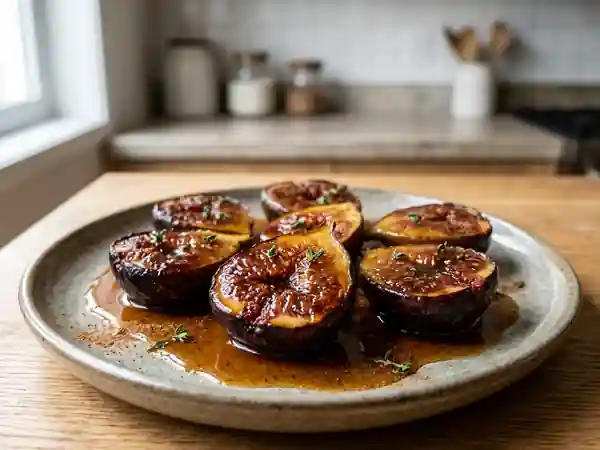 Figues fondantes au miel et cannelle - Photo de présentation