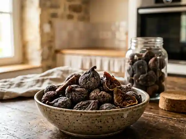 Figues séchées au four, tendres et sucrées - Photo de présentation