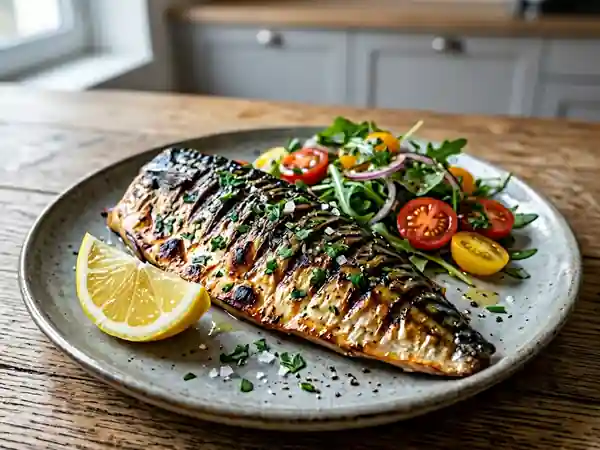 Filets de maquereaux grillés au citron - Photo de présentation