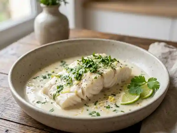 Poisson au Coco et Gingembre Frais - Photo de présentation