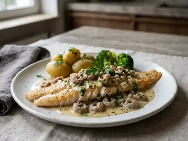 Filets de sole onctueux à l'ostendaise - Photo de présentation