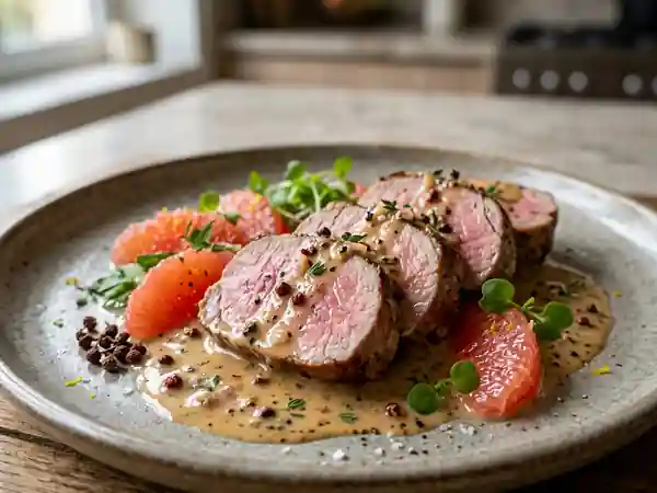 Filet mignon acidulé au poivre de Sichuan - Photo de présentation