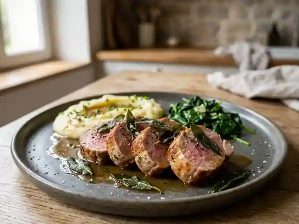Filet mignon juteux au beurre de sauge - Photo de présentation