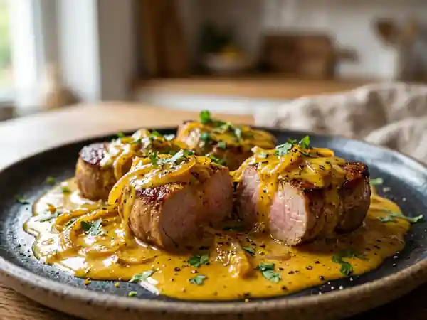 Filet mignon au curry fondant - Photo de présentation