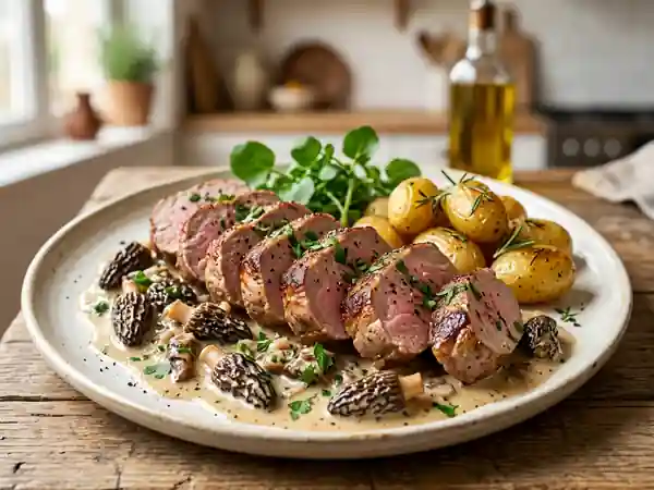 Filet mignon fondant aux morilles - Photo de présentation
