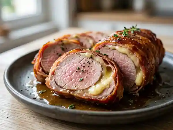 Mignon de porc montagnard au fromage fondu - Photo de présentation