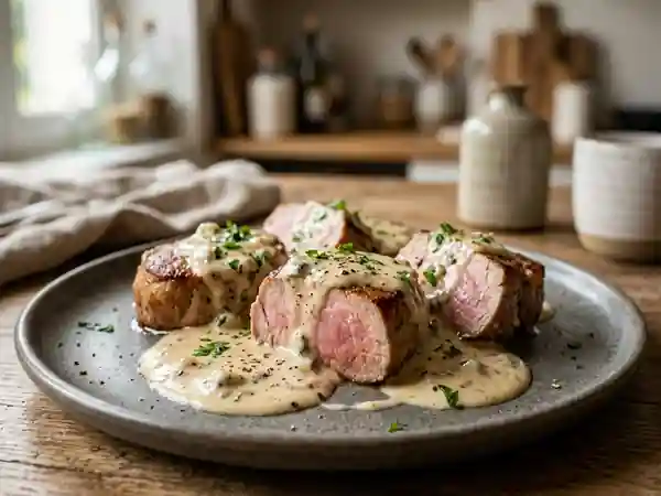 Filet mignon crémeux au Roquefort et Porto - Photo de présentation