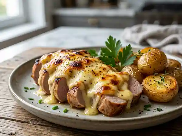 Filet mignon rôti, gratiné au Reblochon coulant - Photo de présentation