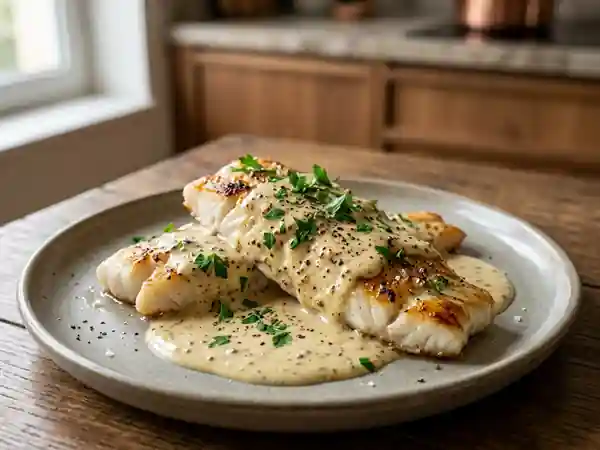 Filets de poisson à la moutarde : recette savoureuse et facile - Photo de présentation