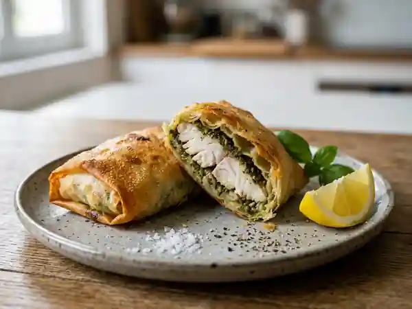 Croustillant de Rouget au Pesto Basilic - Photo de présentation
