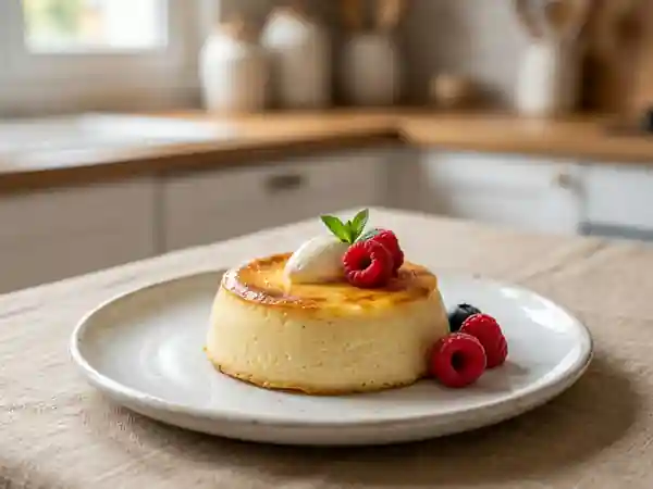 Flan au Fromage Blanc Crémeux et Léger - Photo de présentation