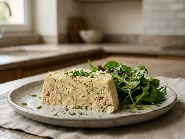 Flan au thon sans cuisson facile et rapide - Photo de présentation