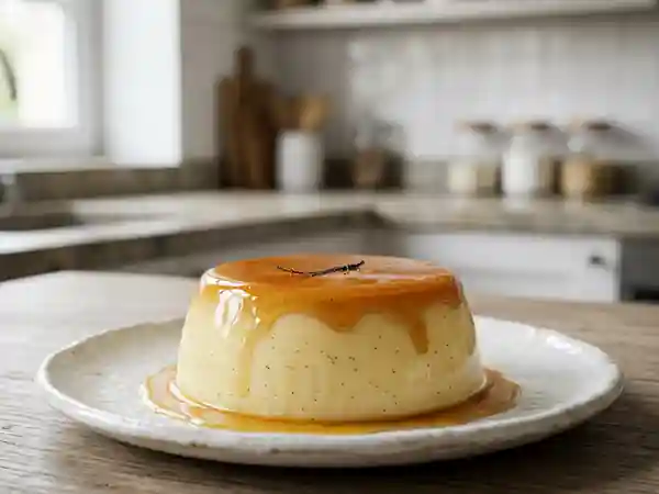 Flan aux œufs léger cuit à la cocotte minute : recette facile et rapide - Photo de présentation