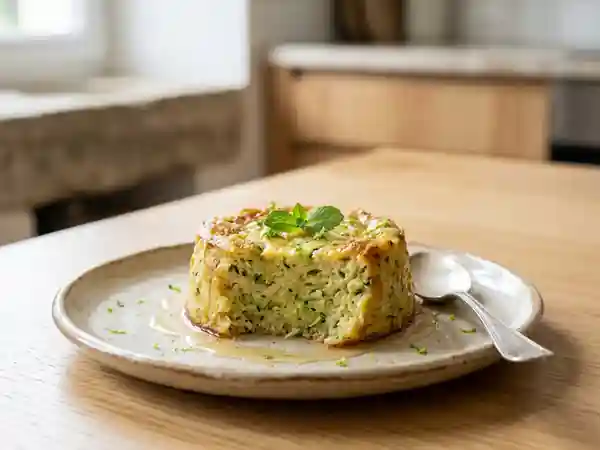 Flan fondant de courgette à la vanille - Photo de présentation