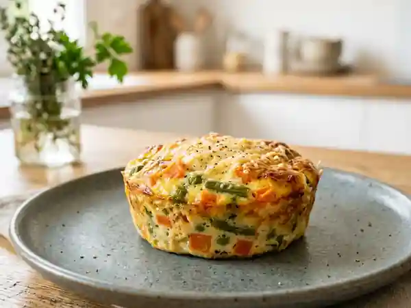 Flan de macédoine fondant et gratiné - Photo de présentation