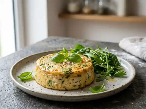 Flan de poisson au basilic : recette savoureuse et légère - Photo de présentation