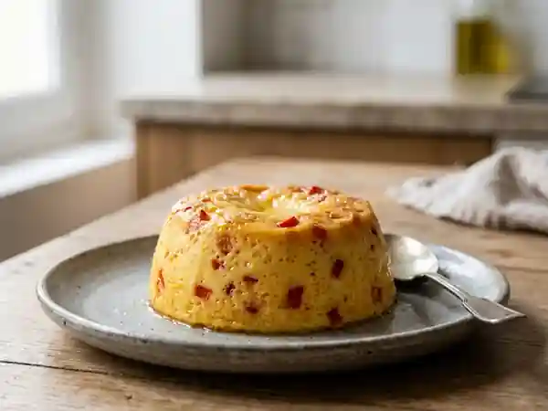 Flan de poivrons fondant et savoureux - Photo de présentation