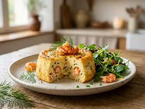 Flan d'écrevisses gourmand et savoureux - Photo de présentation