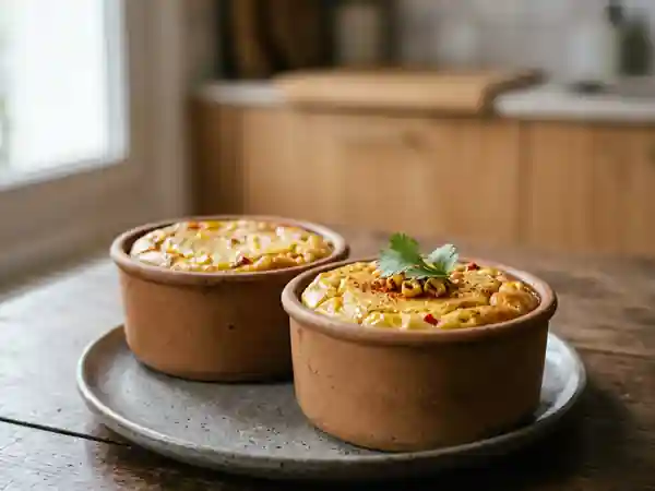 Flans fondants au maïs et épices Tex-Mex - Photo de présentation